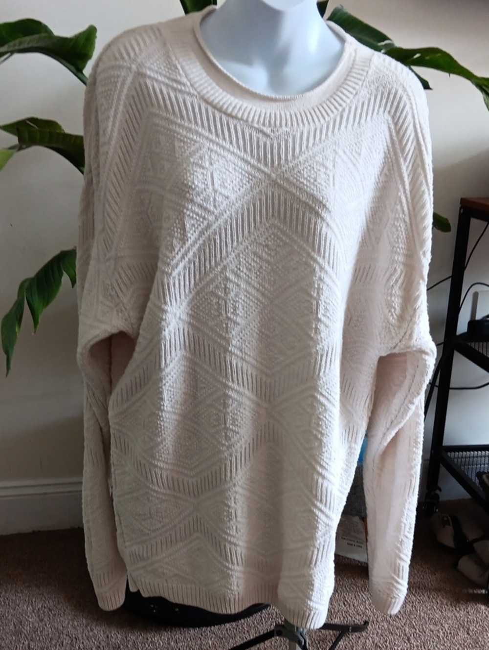 Crewneck Sweater Textured P2P 24"